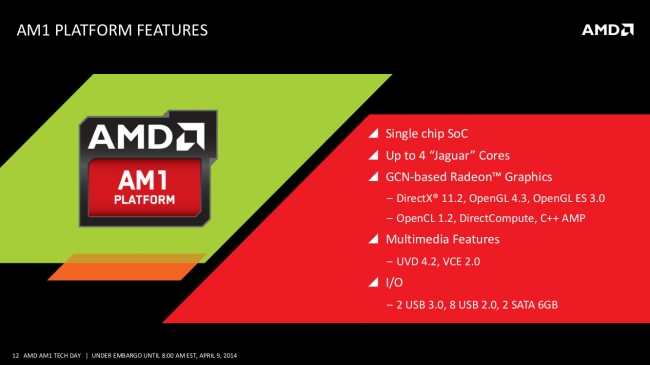 AMD AM1/Kabini Platform - Presentation Slide 01