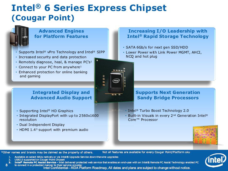 Intel 6-series Chipset - Presentation Slide 01