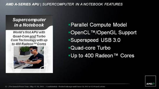 AMD Llano Processor - Presentation Slide 03