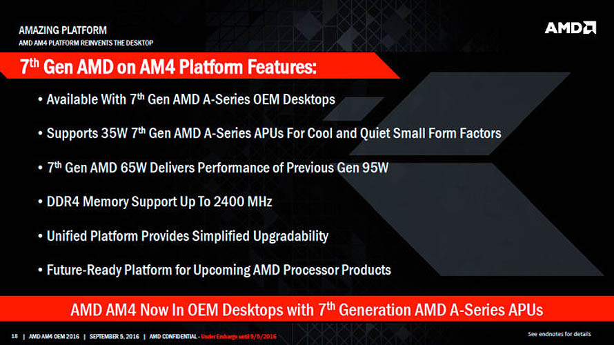 AMD Bristol Ridge Processor - Presentation Slide 02