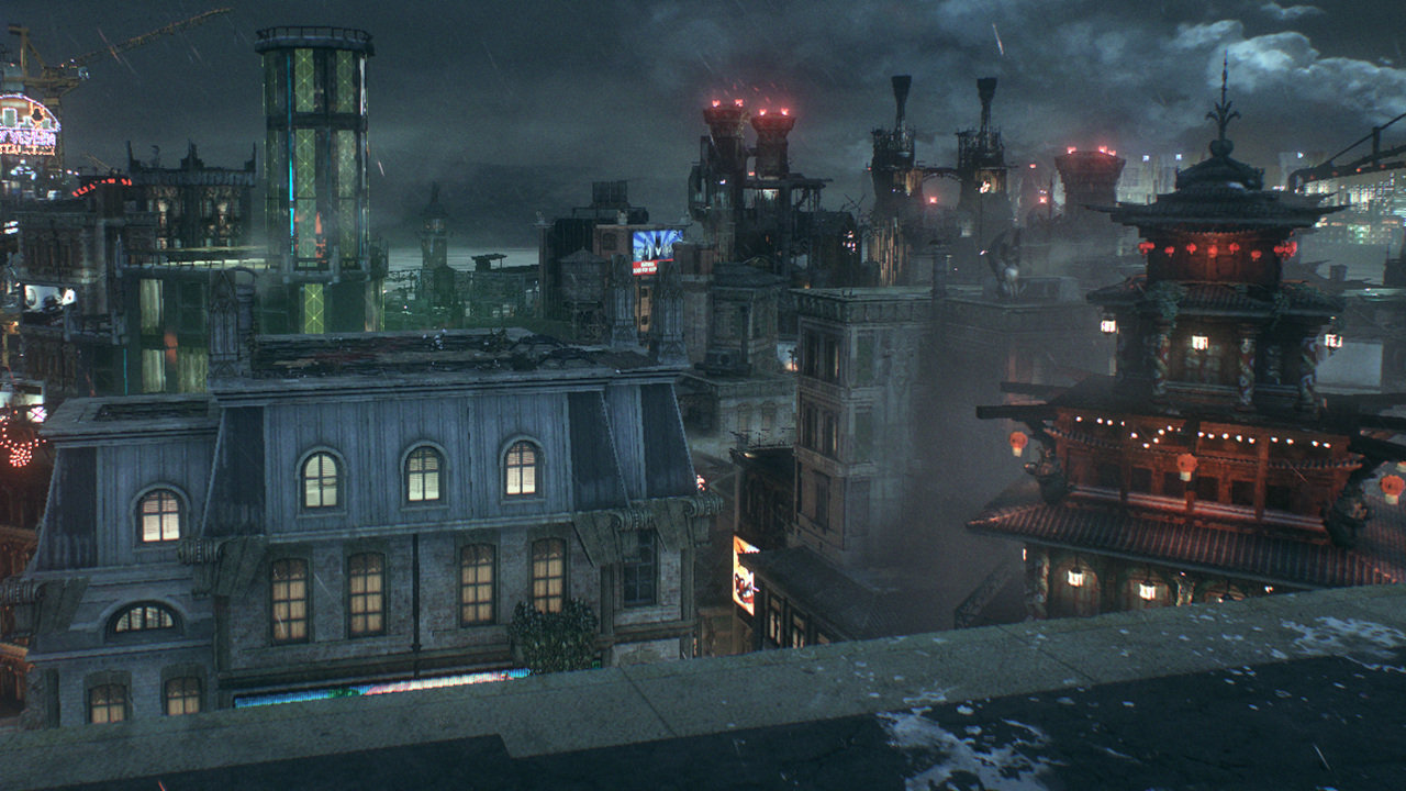 BatmanArkhamKnight - Screenshot Quality Compare